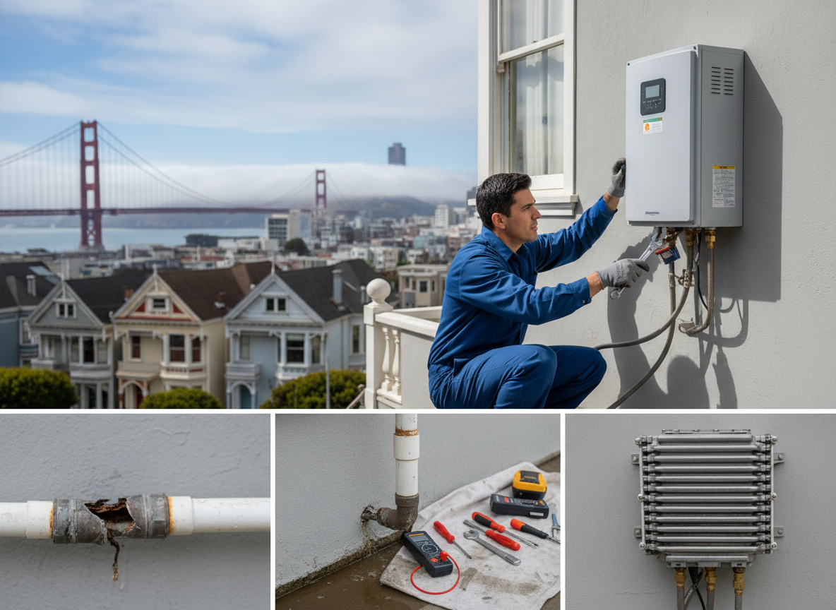 Tankless Water Heater Repair in San Francisco: Common Problems and Fixes